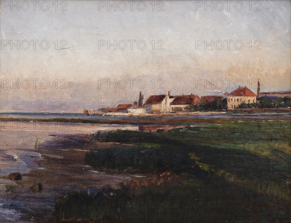 The Works at Kastrup in evening light, 1894. Creator: Albert Gottschalk.