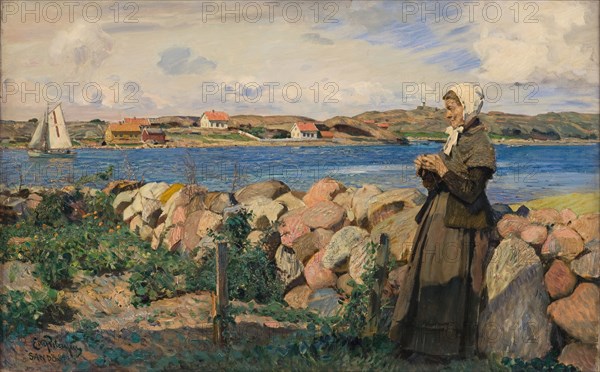 From the Norwegian Archipelago, 1894. Creator: Eilif Peterssen.