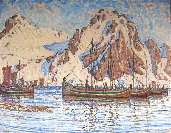 Picture from Lofoten, 1897-1918. Creator: Rikard Lindstrom.