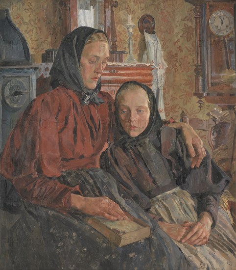 Sisters, 1898. Creator: Carl Wilhelmson.