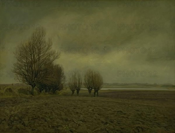 DELETE? LOW RES - Winter Landscape near Taarby Beach on Funen, 1905-1906. Creator: Fritz Syberg.