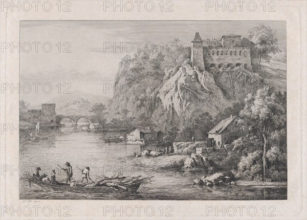 View of the Convent of the Barefooted Carmelites, 1807. Creator: Jean-Jacques de Boissieu.
