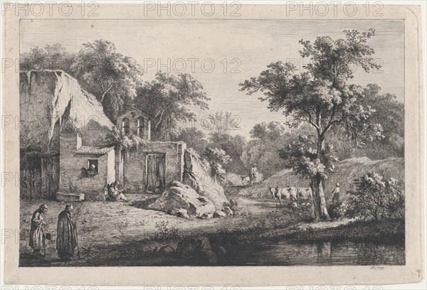 The Little Hermitage, 1793. Creator: Jean-Jacques de Boissieu.