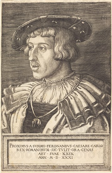 Emperor Ferdinand I, 1531. Creator: Barthel Beham.