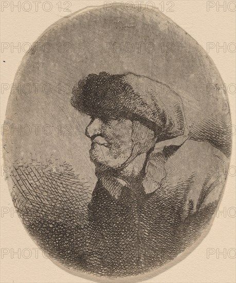 Bust of an Old Woman. Creator: Cornelis Bega.