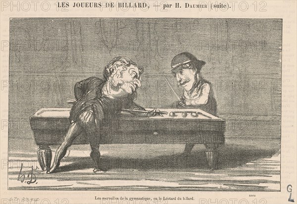 Les merveilles de la gymnastique ..., 19th century. Creator: Honore Daumier.