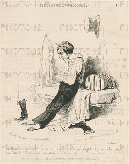 Ce monsieur, au sortier de l'estaminet ..., 19th century. Creator: Honore Daumier.