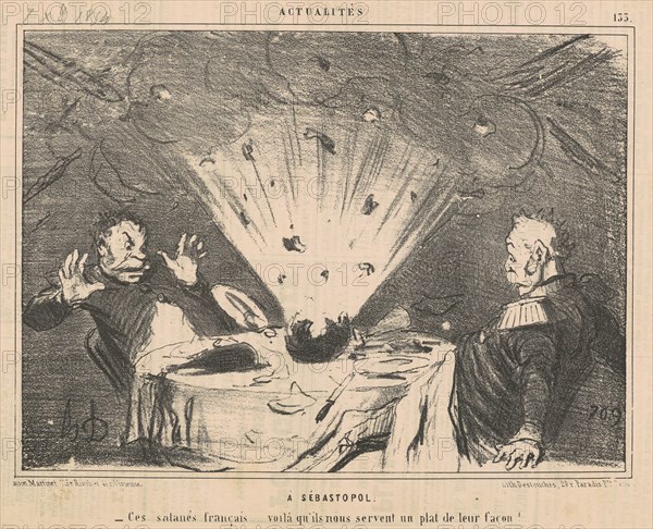 Sébastopol, 19th century. Creator: Honore Daumier.