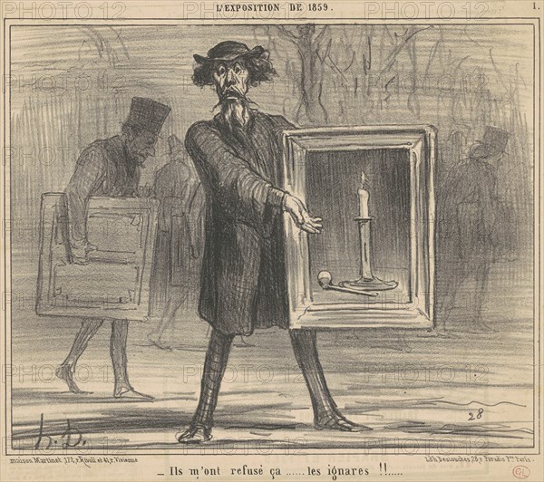 Ils m'ont refusé ca ..., 19th century. Creator: Honore Daumier.