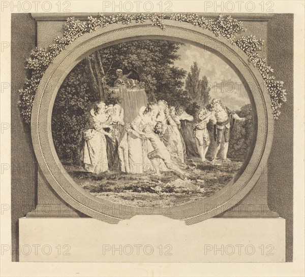 Les Voeux acceptees, probably c. 1777/1783. Creator: Nicolas Delaunay.