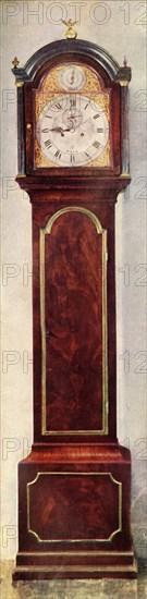 'Long-Case Clocks of the Eighteenth Century - Twelve-inch arch dial clock in Mahogany case', 1947. Creator: Unknown.