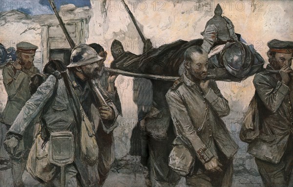 'La bataille de Champagne; Le Triomphateur (28 septembre 1915).', 1915 (1924). Creator: Francois Flameng.