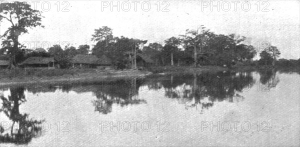 ''En Asie, En Afrique, Au Congo; Le poste allemand de Bonga', 1914. Creator: Unknown.