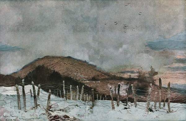 ''L'Hartmannswillerkopf', 1916 (1924) Creator: Francois Flameng.