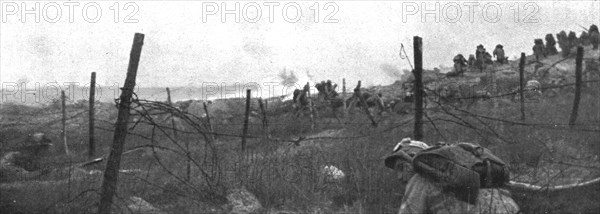 'Le Champ de Bataille; La contre-attaque francaise du 11 avril sur les pentes de..., 1916 (1924) Creator: Unknown.