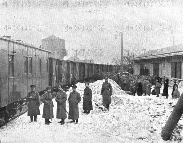 'Pour venir combattre sur le front de France; A Moscou, le 3 fevrier 1916..., 1916 (1924) Creator: Unknown.