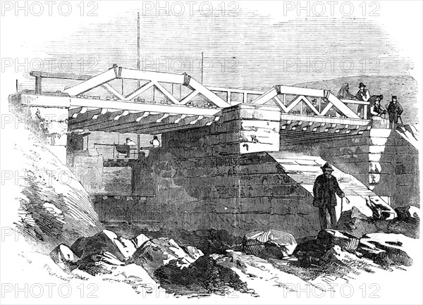 The Valparaiso and Santiago Railway - Bridge at Valparaiso, 1856. Creator: Unknown.
