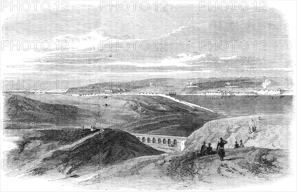 Sebastopol - North Side - sketched by J. A. Crowe, 1856.  Creator: J. A. Crowe.