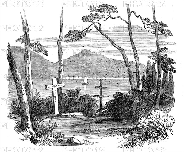 English and Russian Burial-ground, at Nagasaki, secured by treaty, November 1855, (1856). Creator: Unknown.