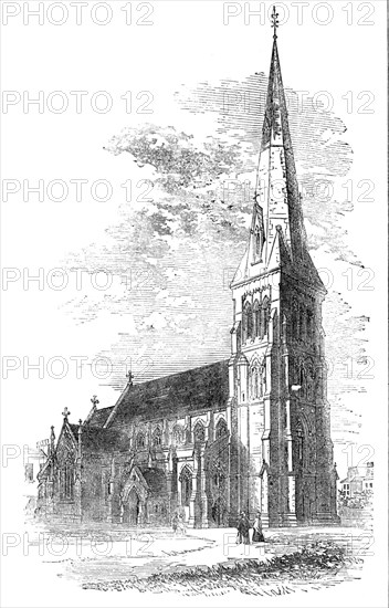 St. Stephen's Church, Westbourne-Park, Paddington, 1856.  Creator: Unknown.