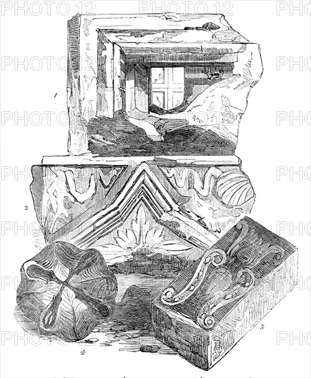 Fragments of St. John's-Gate, Clerkenwell, 1856. Creator: Unknown.