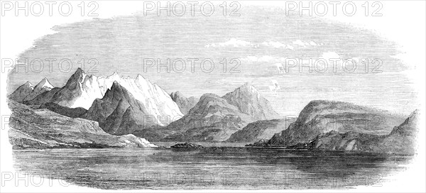 Fiord of Kangerlic, South Greenland, in the Month of August, 1856.  Creator: Unknown.