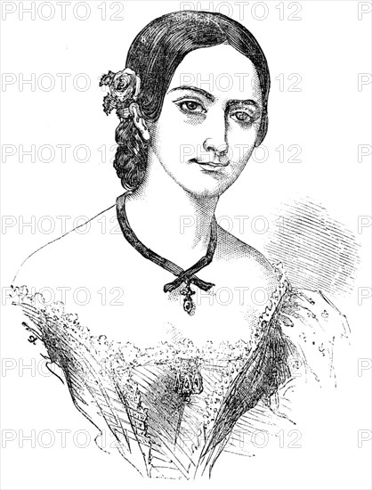 Madame Celeste, 1856.  Creator: Unknown.