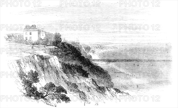 Southend and Pier, 1856.  Creator: Harvey Orrin Smith.