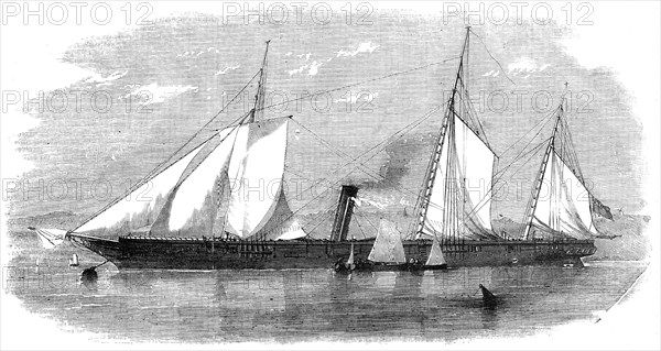 H.M. New Dispatch Gun-Boat "Wanderer", 1856.  Creator: Unknown.