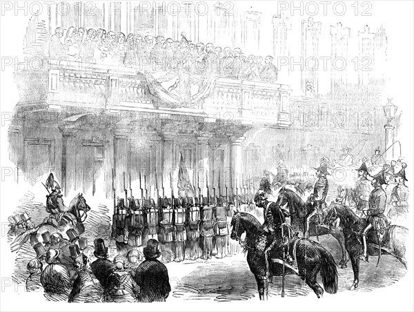 The Reading of the Royal Proclamation of Peace at Dublin, 1856.  Creator: Unknown.