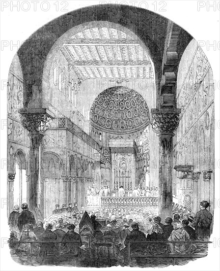 Opening of the New Church at the Roman Catholic University, Dublin, 1856. Creator: Unknown.