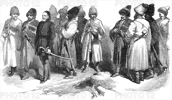 Deputation of Circassian Chiefs to the Sultan, 1856.  Creator: Unknown.