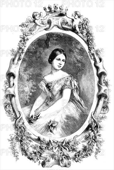 Her Royal Highness the Princess Royal of England - from a photograph by Mayall, 1856.  Creator: Unknown.