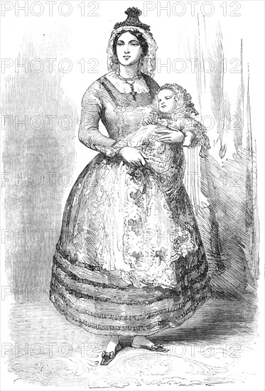 The Imperial Infant and Nurse, 1856.  Creator: Unknown.