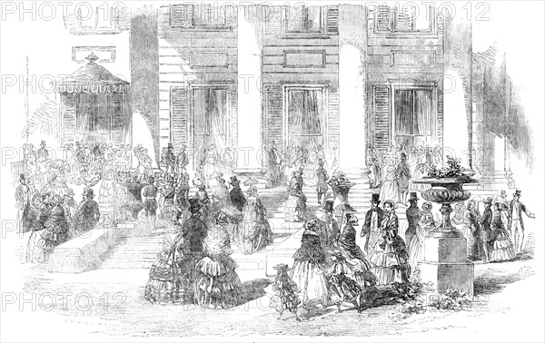The Lord Lieutenant's Reception and Promenade, Dublin, 1856. Creator: Unknown.