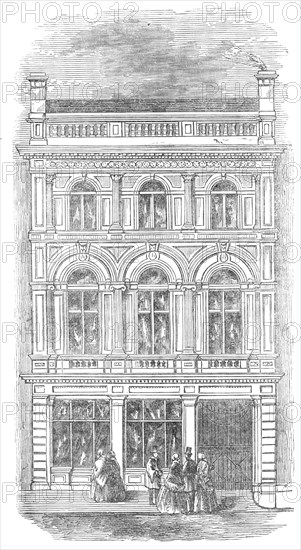 The Boston Athenaeum, 1856.  Creator: Unknown.