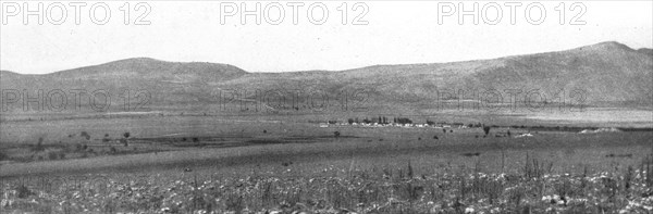 'Vue generale de la position bulgare de la Mala-Reka, que l'armee franco-russe a attaquee..., 1916. Creator: Unknown.