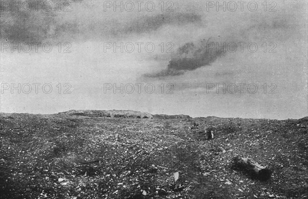 'Le Fort de Vaux, repris le 2 novembre; les abords du fort de Vaux par le Sud', 1916. Creator: Unknown.