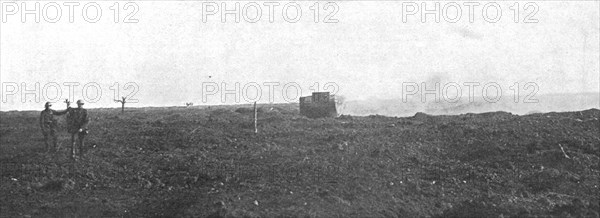 'Le retour du tank, apres l'attaque', 1916. Creator: Unknown.