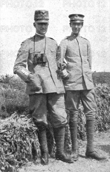 'La famille du duc d'Aoste en France; le duc d'aoste et son second fils, le prince Aimon', 1916. Creator: Unknown.