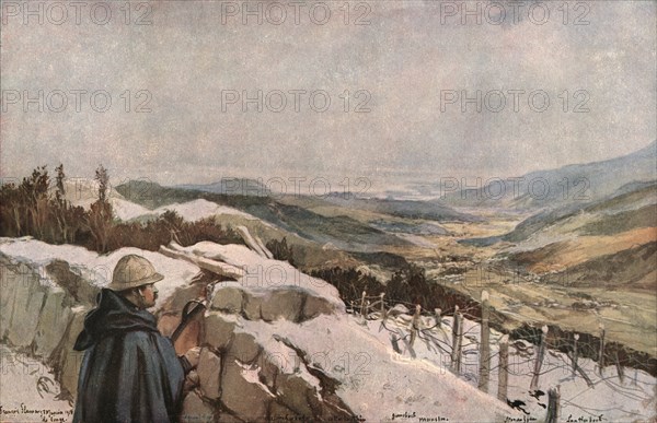 'La vallee de Munster', 1916. Creator: Francois Flameng.