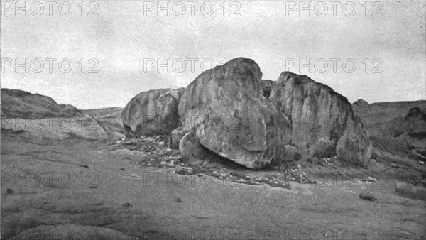 'Apres les combats de Polok : cadavres de 50 Bulgares fauches par une seule..., 1916. Creator: Unknown.