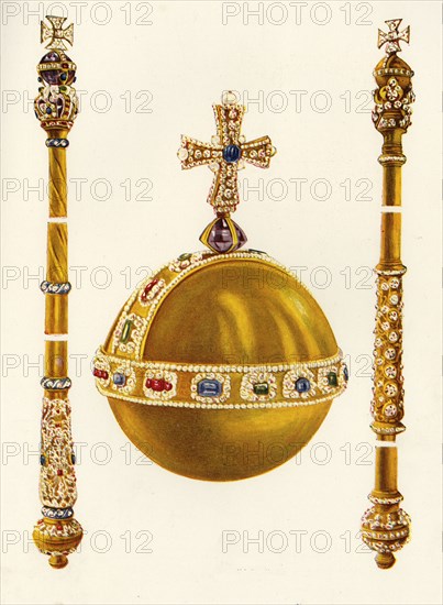 'The Orb and The Sceptres with the Crosses', 1911. Creator: Unknown.