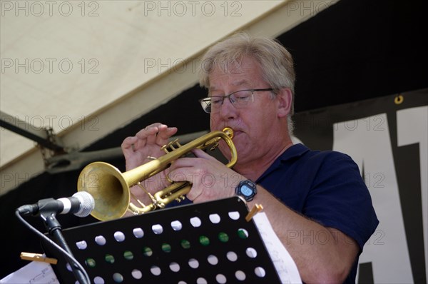 Sam Gould, Hexagonal, Battle Jazz Weekend, Battle, East Sussex, 24 July 2022. Creator: Brian O'Connor.