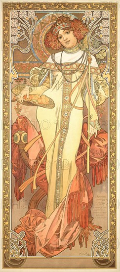 Les quatre saisons: L'Automne, 1900. Creator: Mucha, Alfons Marie (1860-1939).