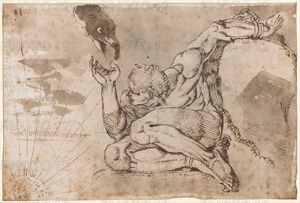 Prometheus, 1771. Creator: Füssli (Fuseli), Johann Heinrich (1741-1825).