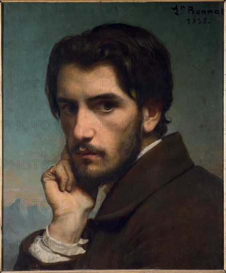 Self-portrait, 1855. Creator: Bonnat, Léon (1833-1922).