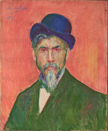 Self-portrait, 1907. Creator: Axilette, Alexis (1860-1931).