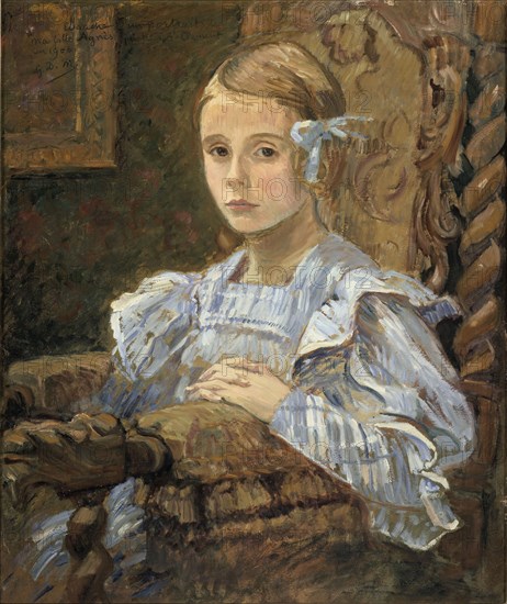 Portrait of the artist's daughter, 1906. Creator: Monfreid, George-Daniel (Géo) de (1856-1929).