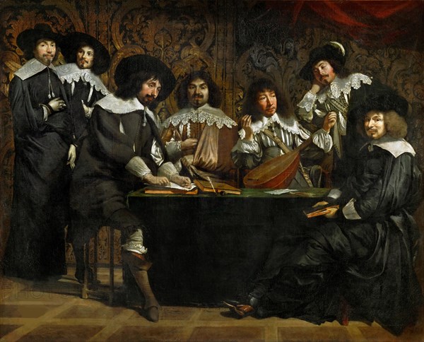 L'Académie (The Academy), c. 1640. Creator: Le Nain, Louis (1593-1648).